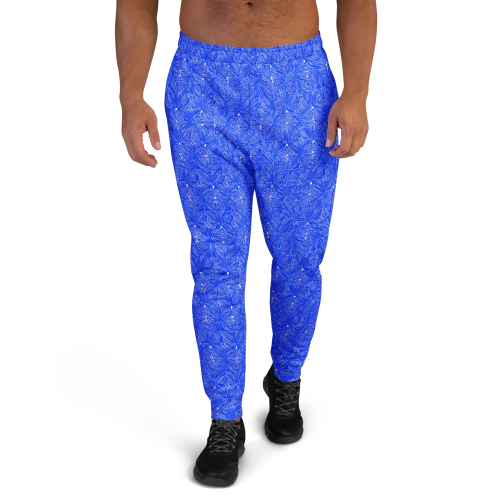 Azure Filigree on Men's Joggers — Front