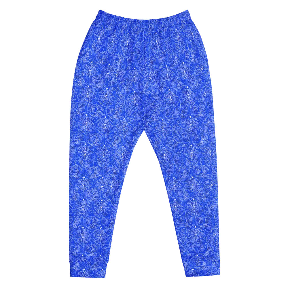 Azure Filigree on Men's Joggers — Front