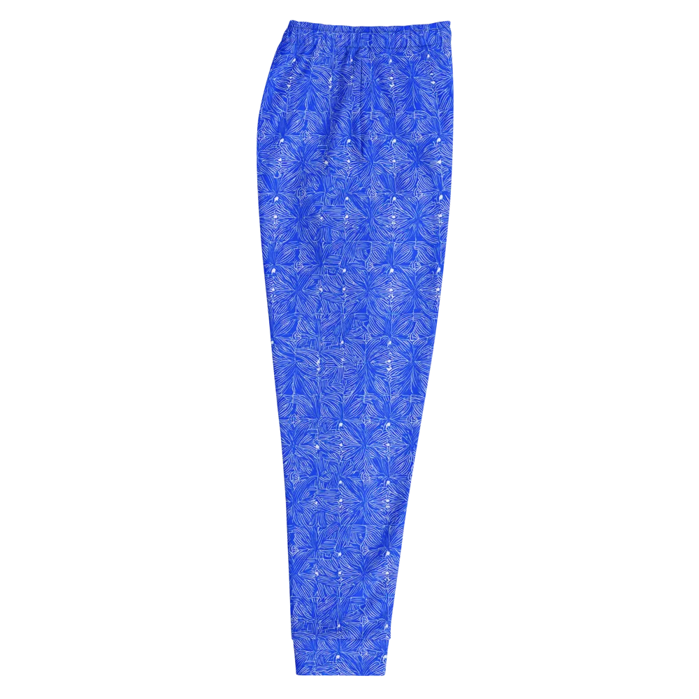 Azure Filigree on Men's Joggers — Right