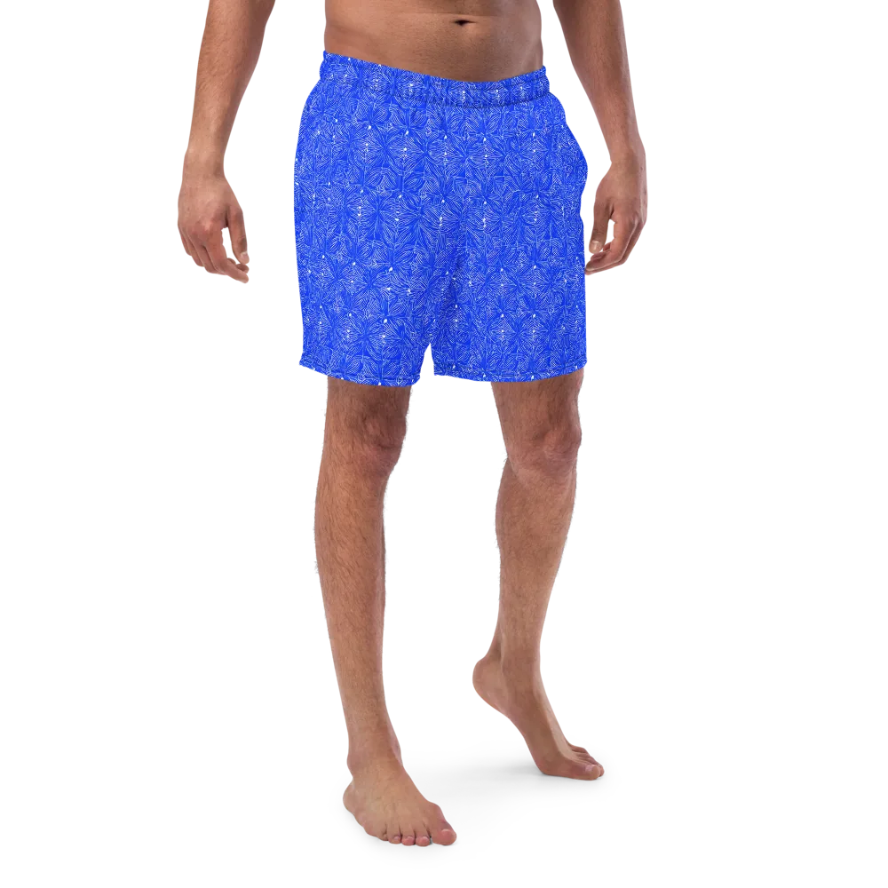Azure Filigree on Swim Trunks — Front