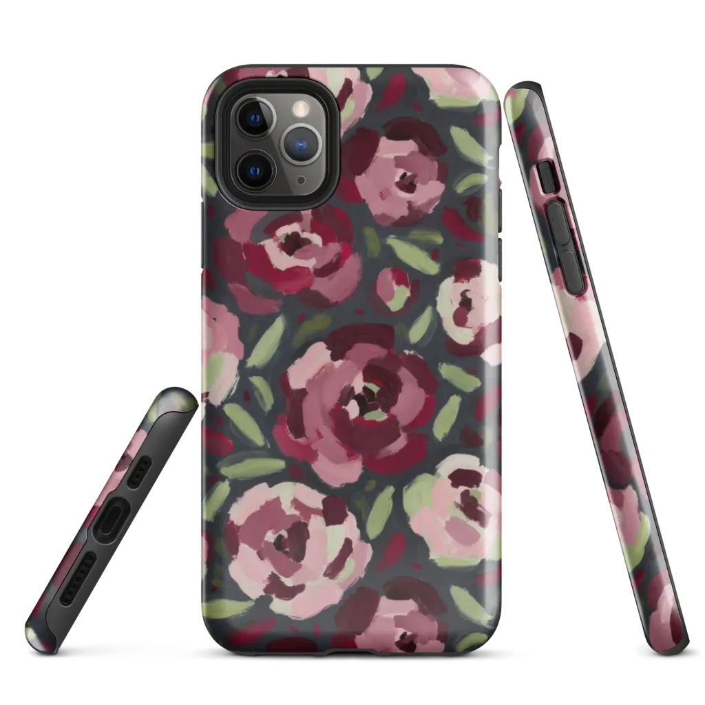 Painterly Nocturne on Tough Case for iPhone® — Front