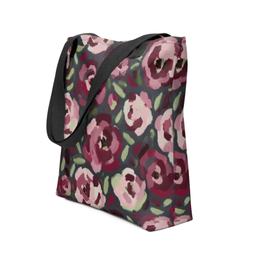 Painterly Nocturne on a Tote Bag
