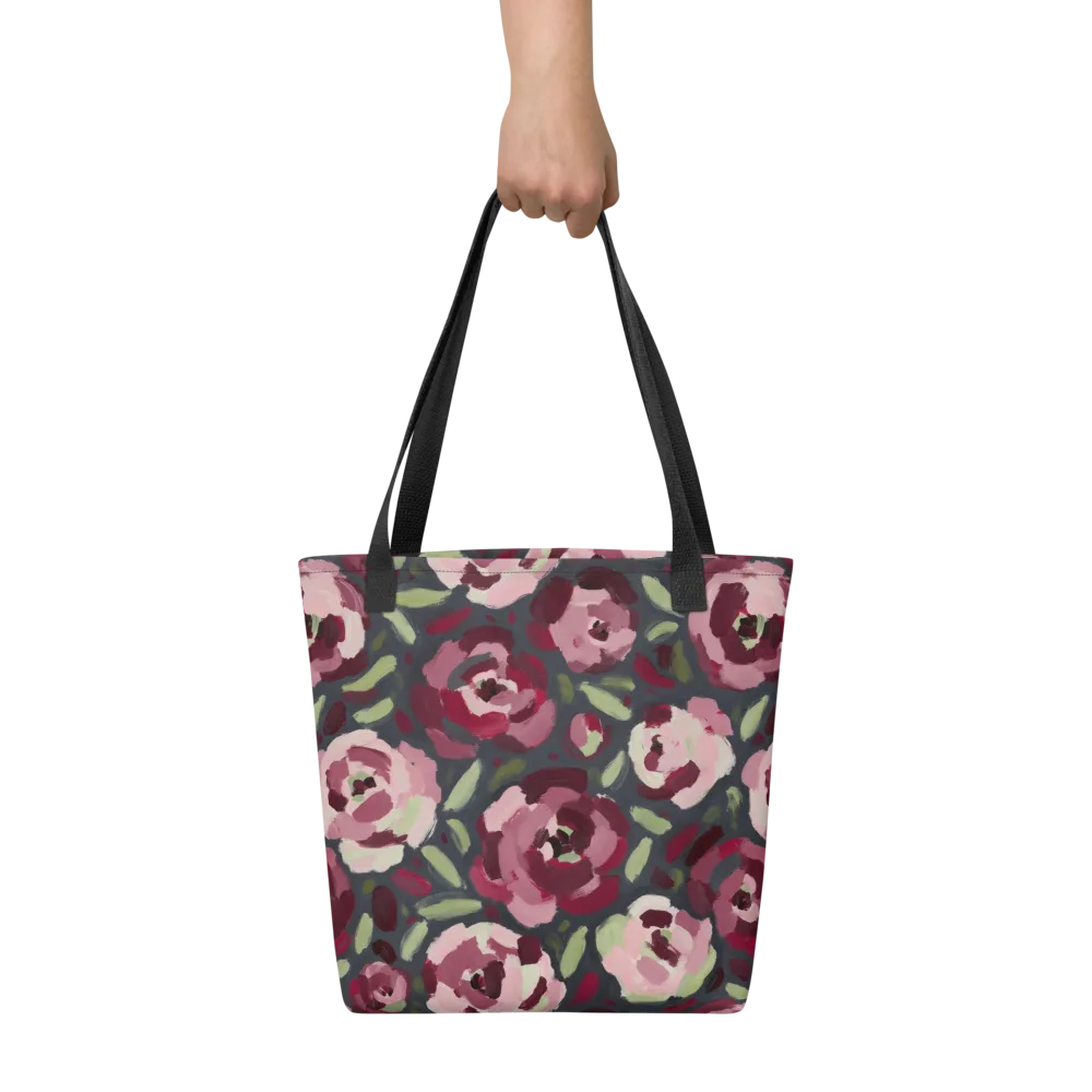 Painterly Nocturne on Tote Bag — Front