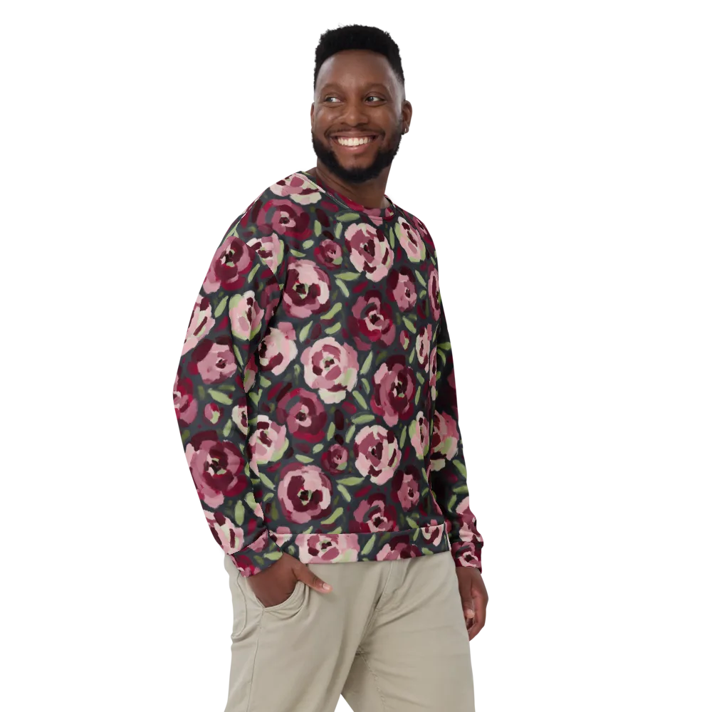 Painterly Nocturne on Sweatshirt — Front
