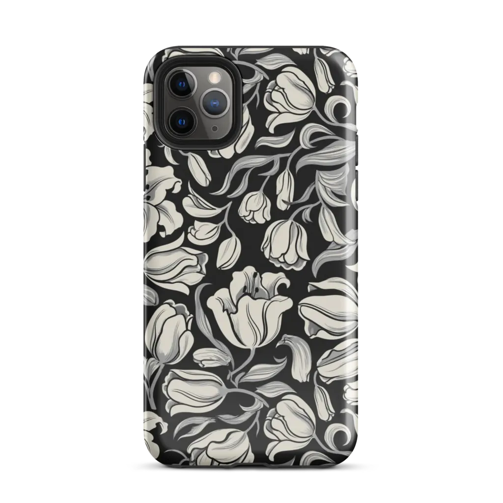 Midnight Lily on Tough Case for iPhone® — Front