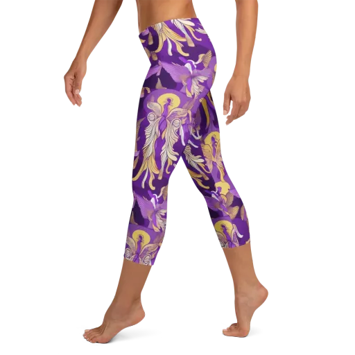 Violet Valhalla on a Capri Leggings