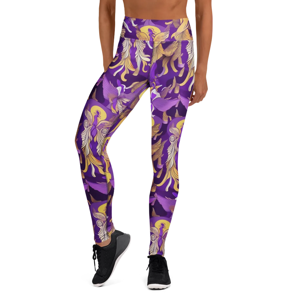 Violet Valhalla on Yoga Leggings — Front