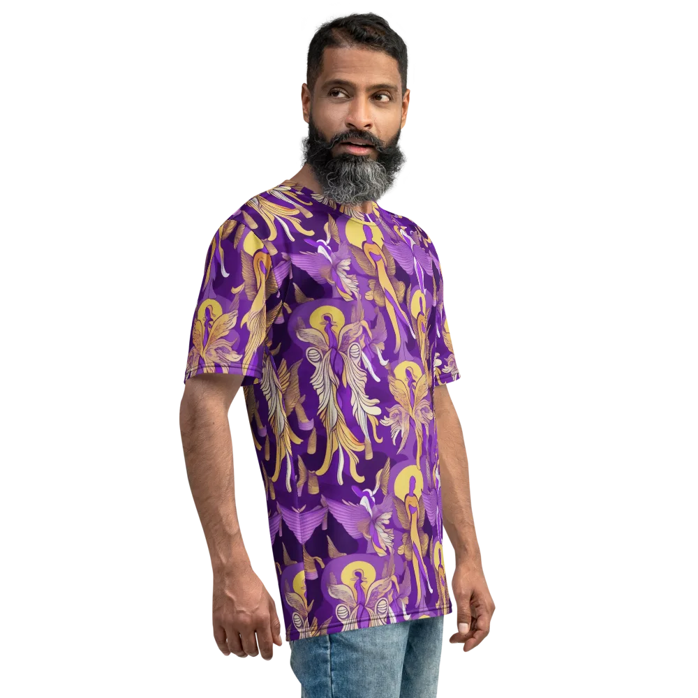Violet Valhalla on Men's Crew Neck T-Shirt — Right