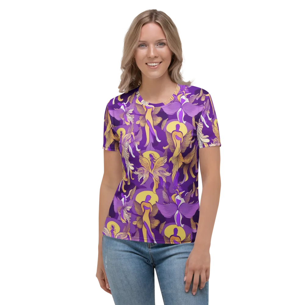 Violet Valhalla on Women's Crew Neck T-Shirt — Front