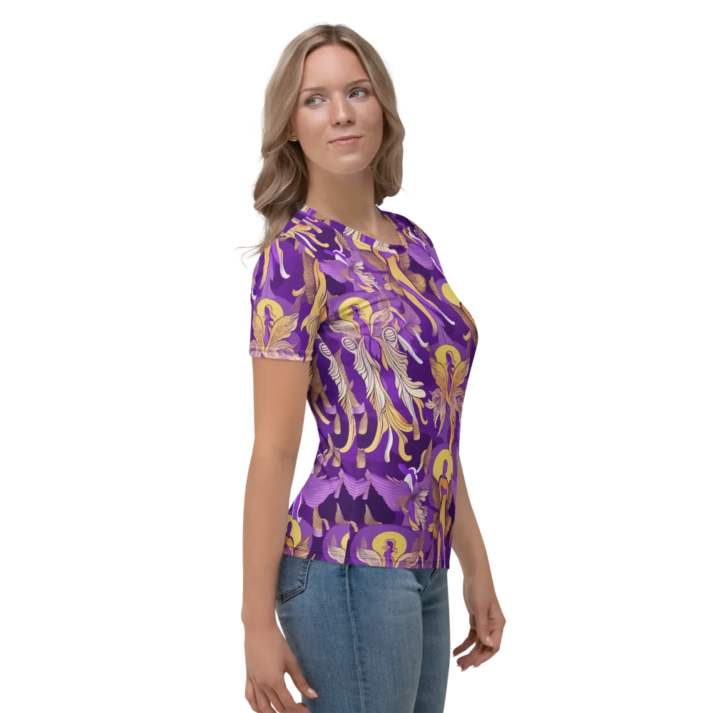 Violet Valhalla on Women's Crew Neck T-Shirt — Right