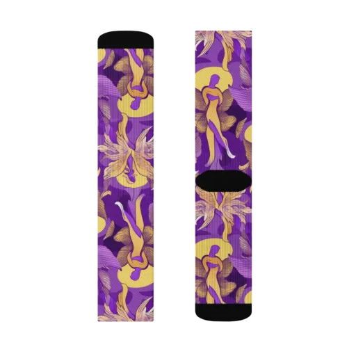 Violet Valhalla on a Socks