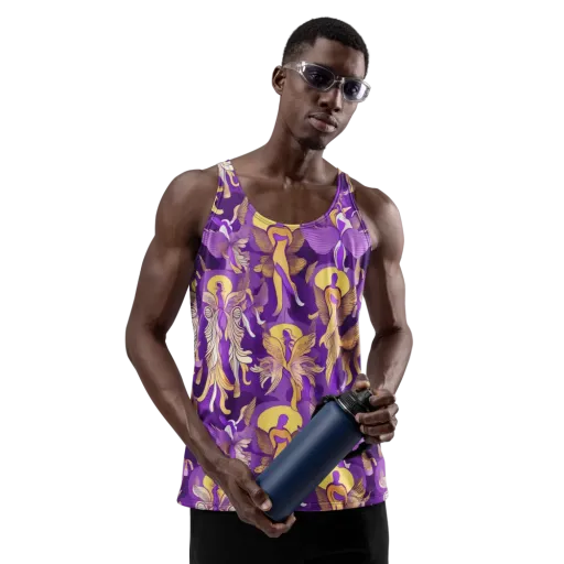 Violet Valhalla on a Men's Tank Top