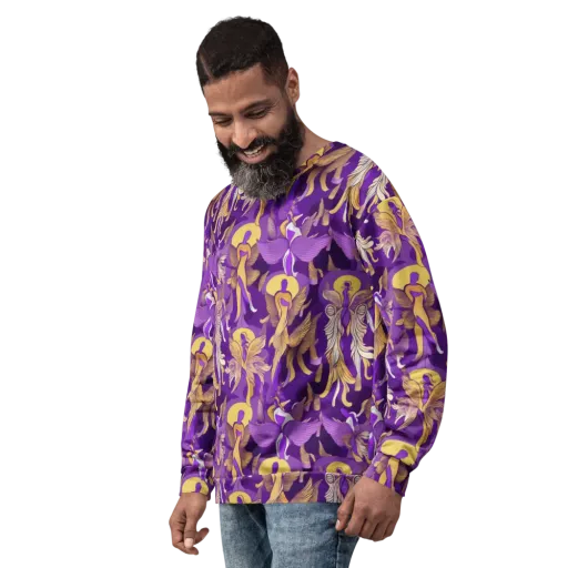 Violet Valhalla on a Sweatshirt
