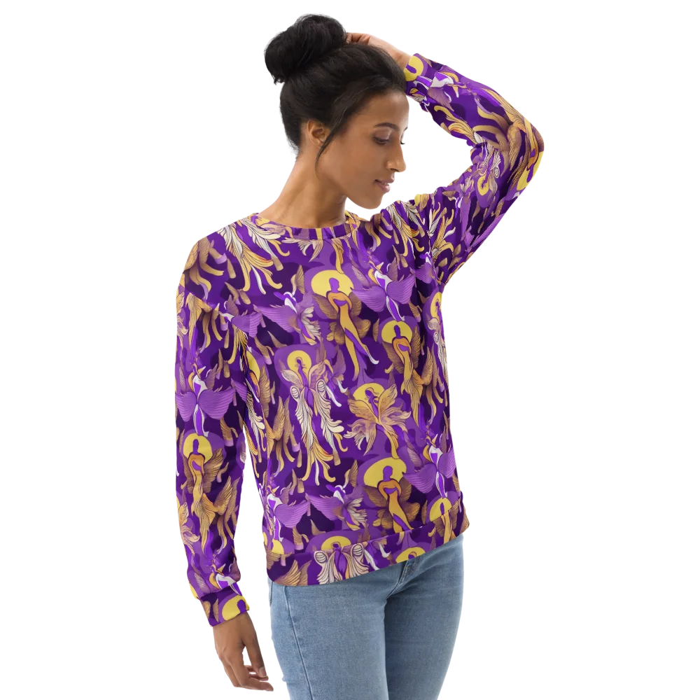 Violet Valhalla on Sweatshirt — Right Front