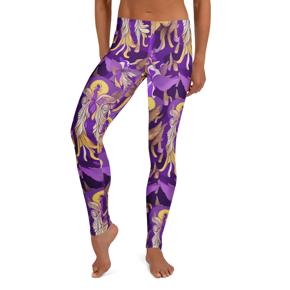Violet Valhalla on Leggings — Front