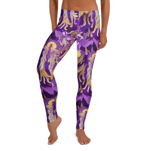 Violet Valhalla on a Leggings