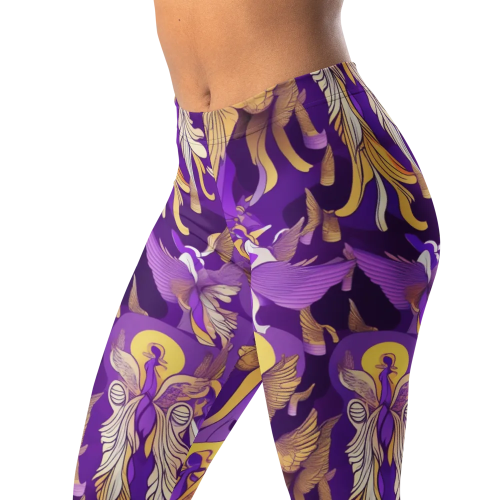 Violet Valhalla on Leggings — Left Front