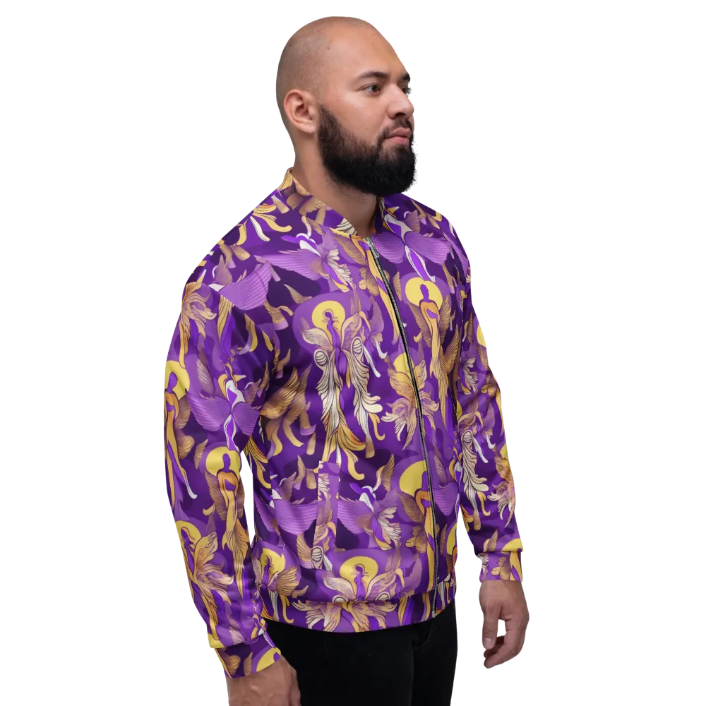 Violet Valhalla on Bomber Jacket — Right