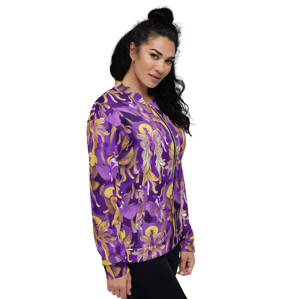 Violet Valhalla on Bomber Jacket — Right