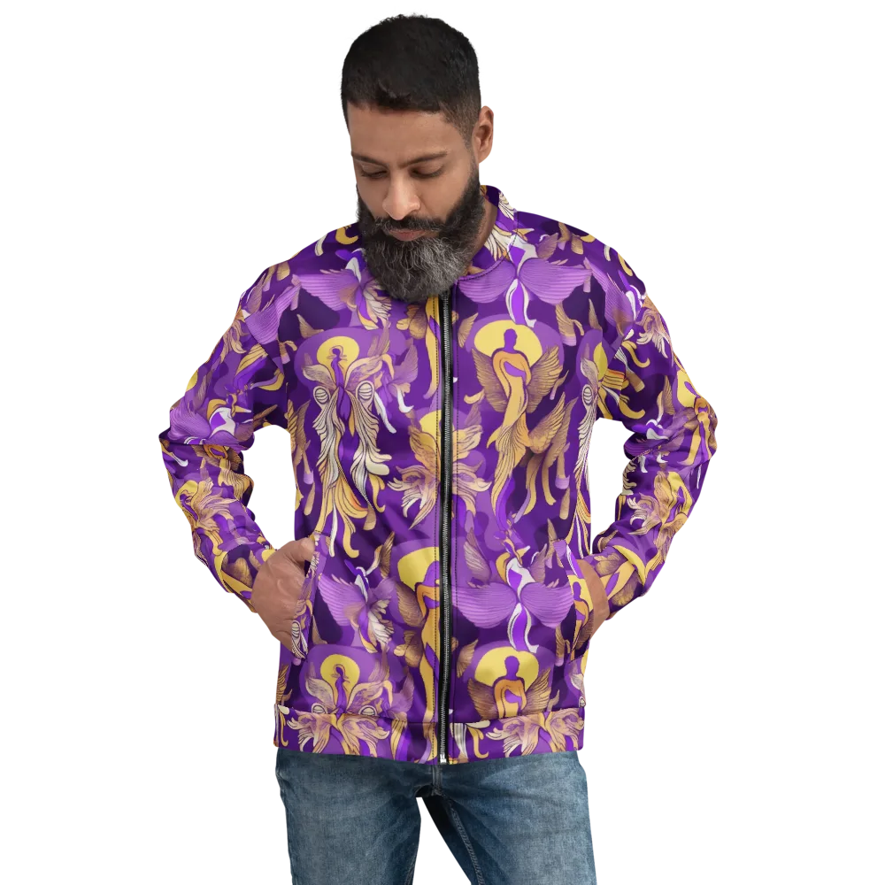 Violet Valhalla on Bomber Jacket — Front