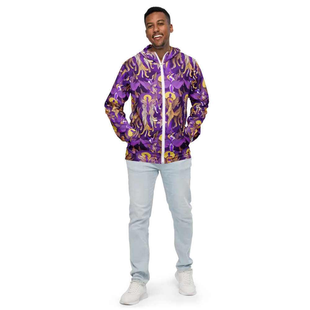 Violet Valhalla on Men's Windbreaker — Front