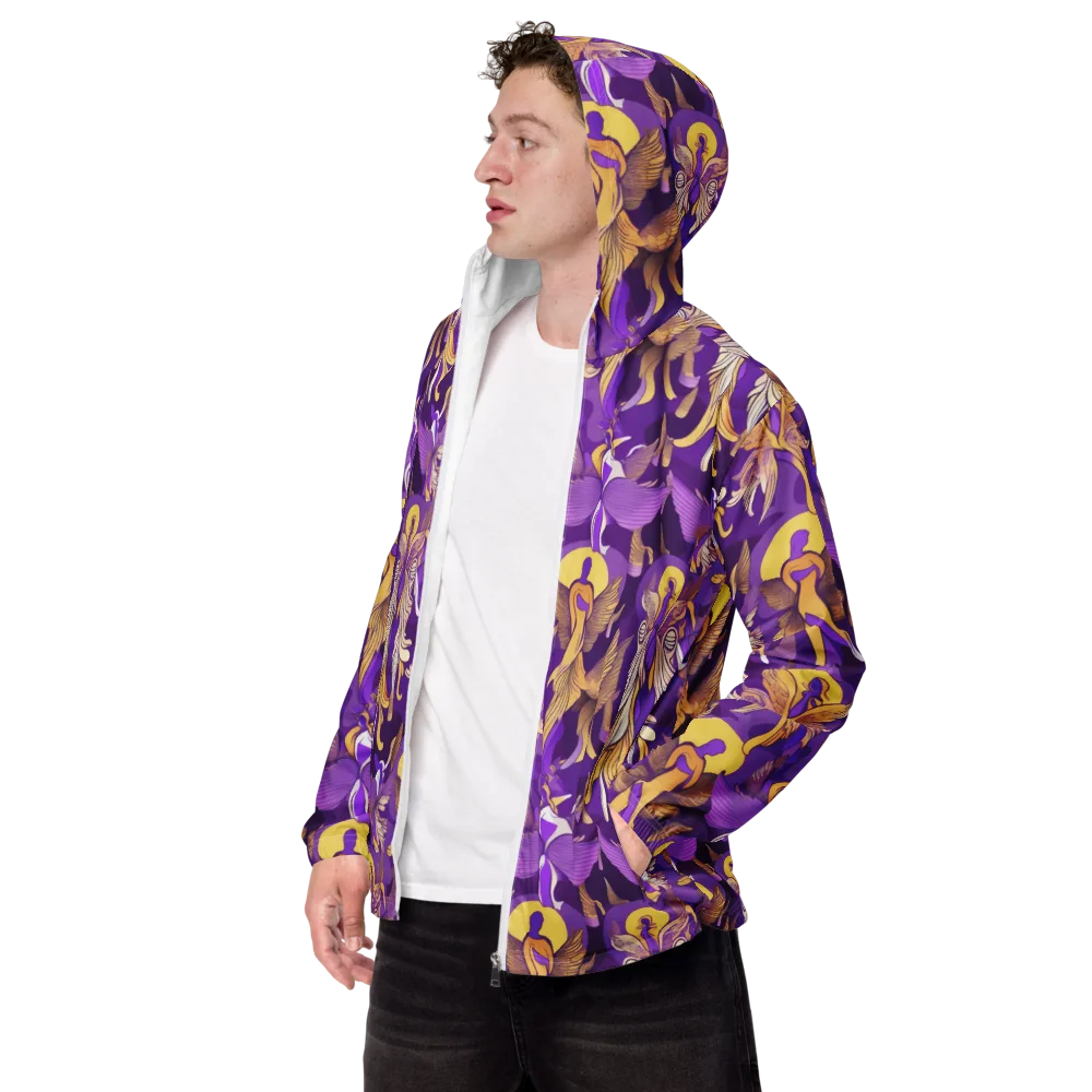 Violet Valhalla on Men's Windbreaker — Left Front