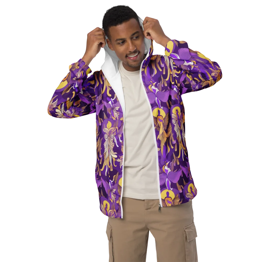 Violet Valhalla on Men's Windbreaker — Front