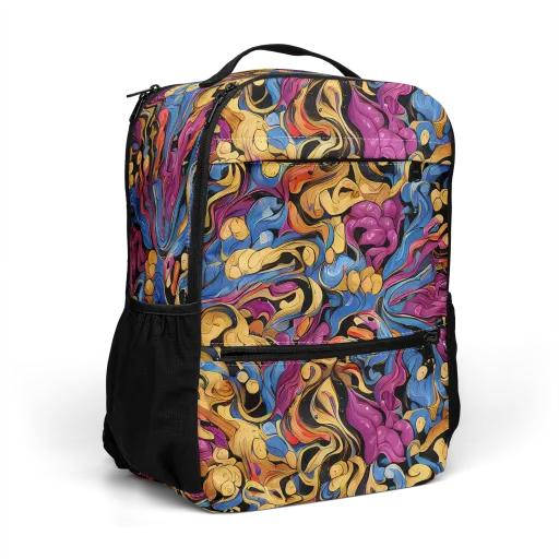 Bosschaert Whorls on a Utility Backpack