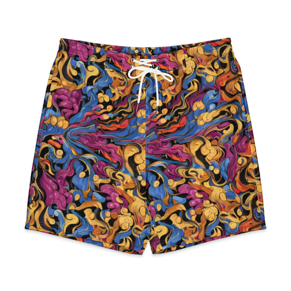Bosschaert Whorls on Men's Board Shorts — Front
