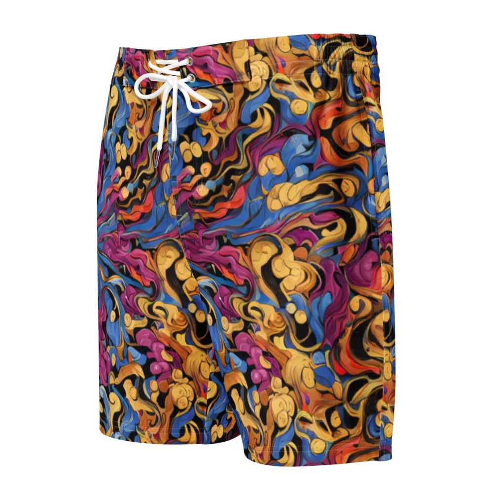 Bosschaert Whorls on Men's Board Shorts — Front