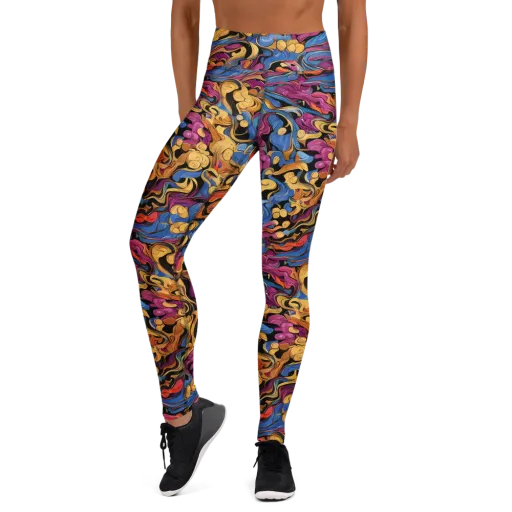 Bosschaert Whorls on a Yoga Leggings