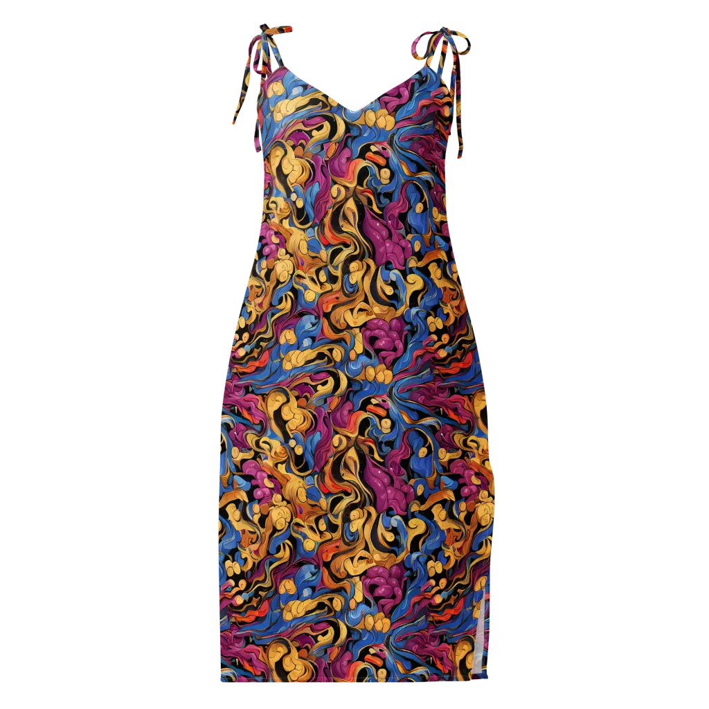 Bosschaert Whorls on Slip Dress — Front