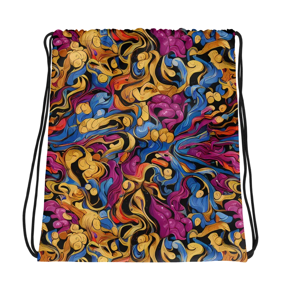Bosschaert Whorls on Drawstring Bag — Photo