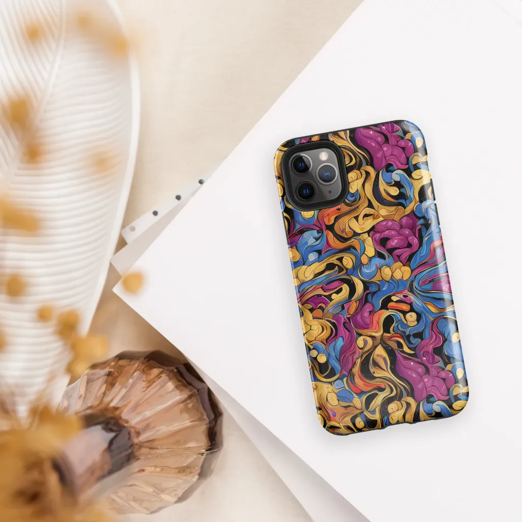 Bosschaert Whorls on Tough Case for iPhone® — Front