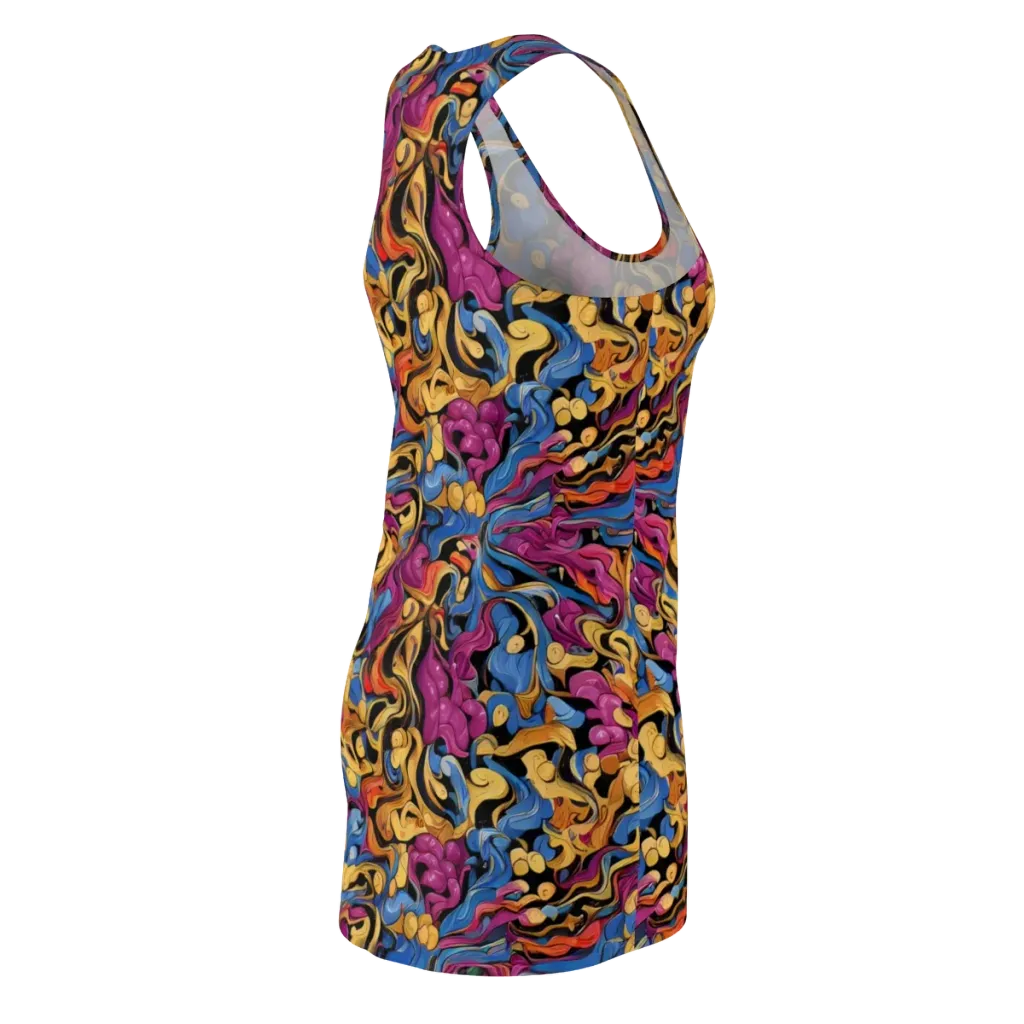 Bosschaert Whorls on Racerback Dress — Back Side