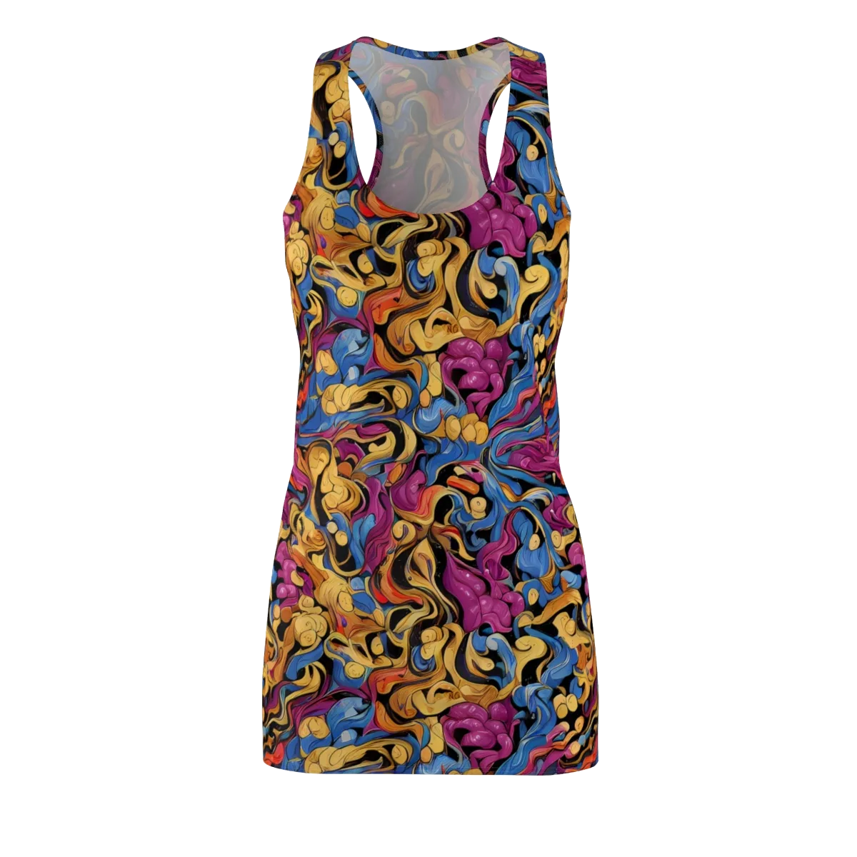 Bosschaert Whorls on Racerback Dress — Front