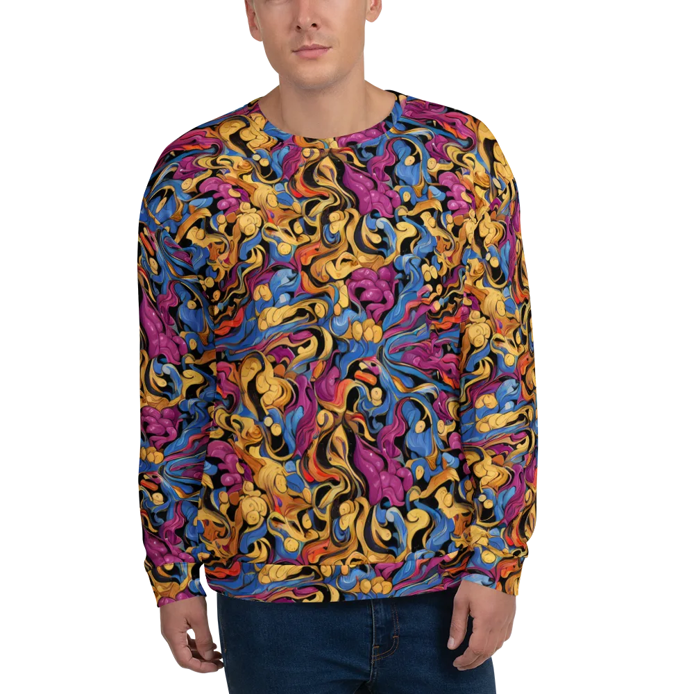 Bosschaert Whorls on Sweatshirt — Front