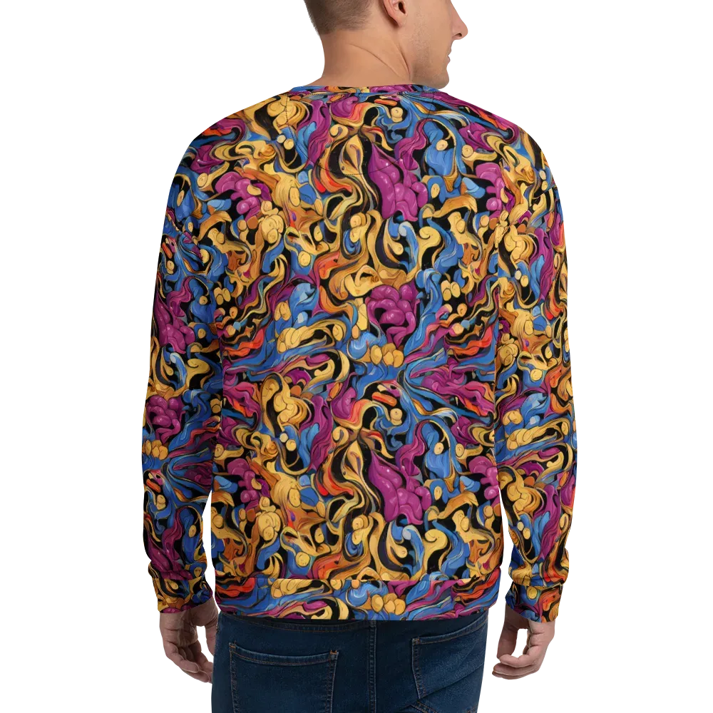 Bosschaert Whorls on Sweatshirt — Back