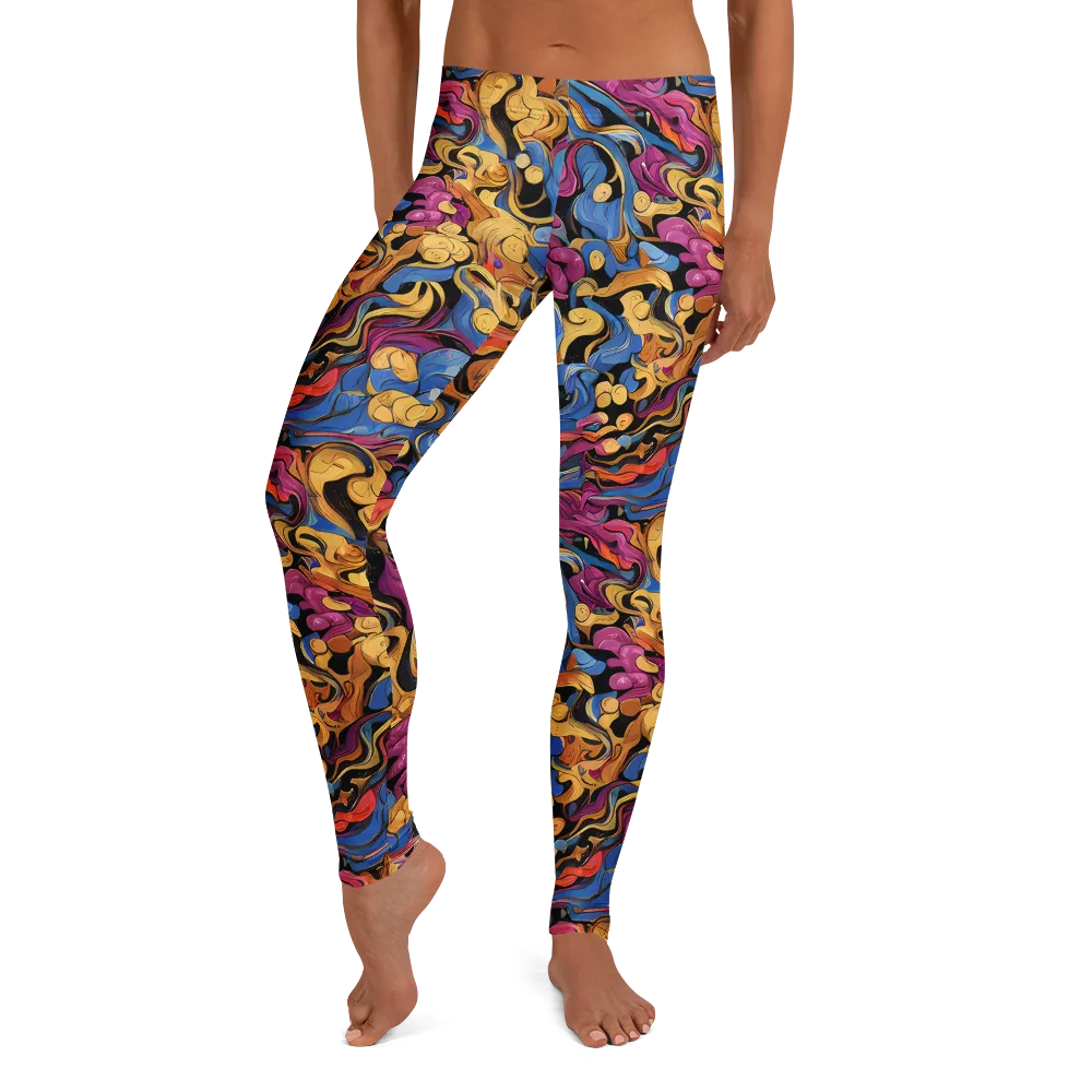 Bosschaert Whorls on Leggings — Front