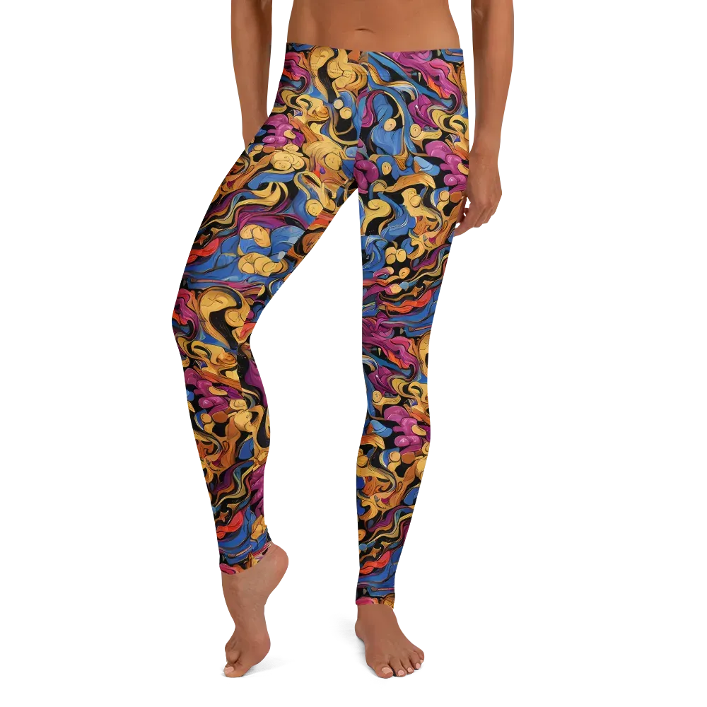 Bosschaert Whorls on Leggings — Front