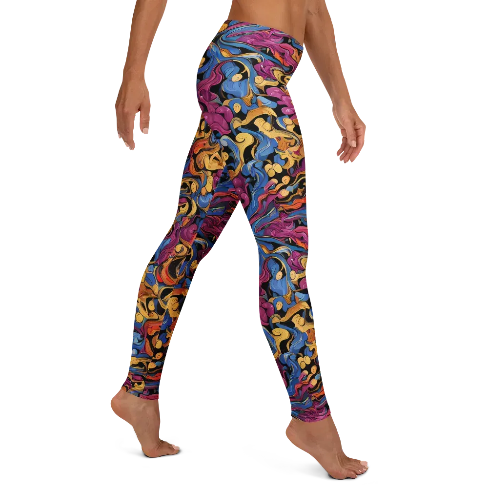 Bosschaert Whorls on Leggings — Right