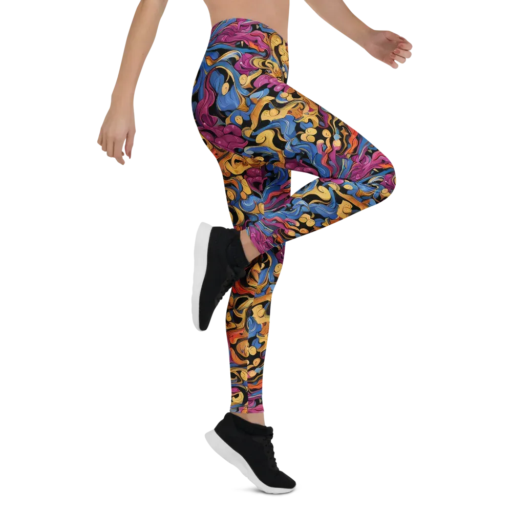 Bosschaert Whorls on Leggings — Right
