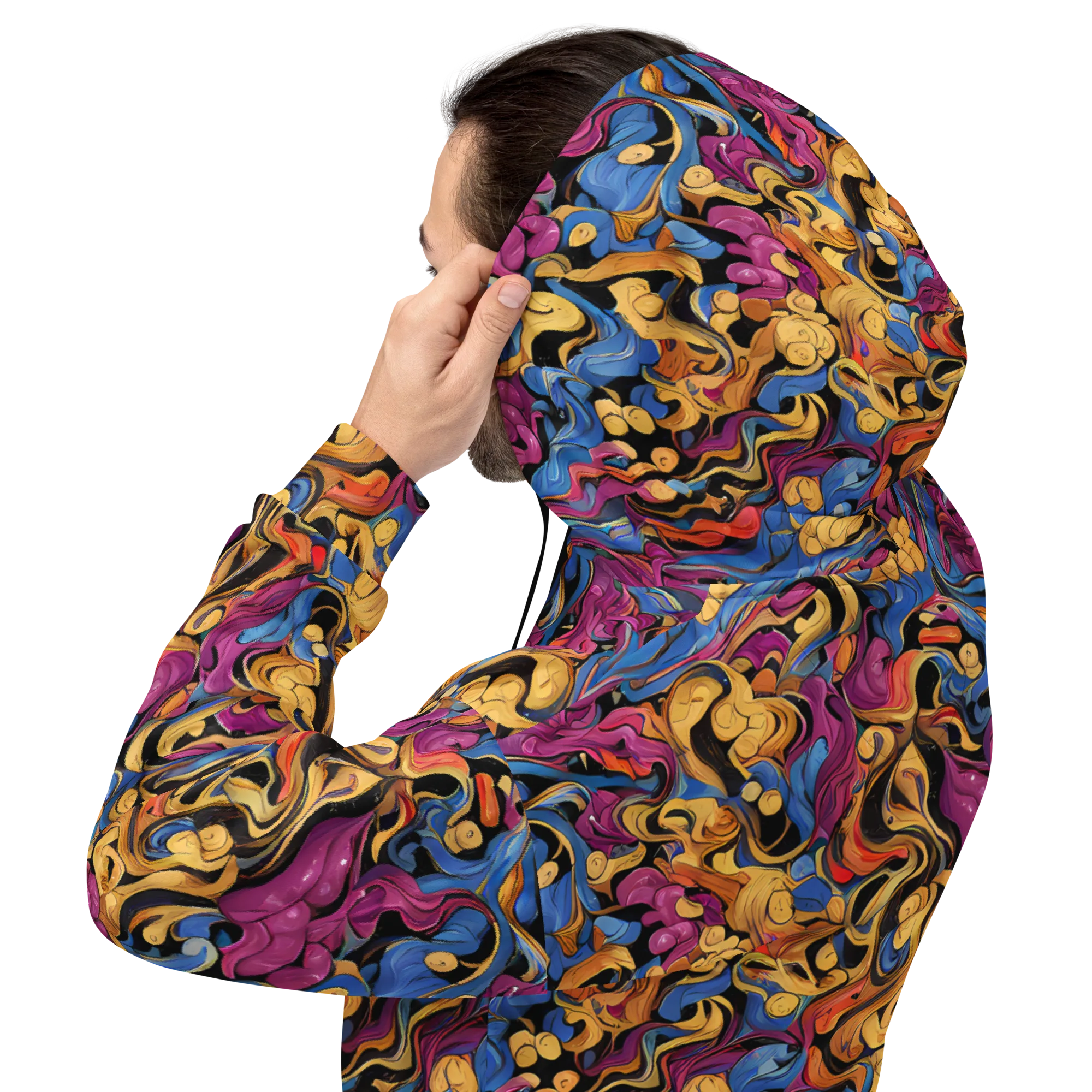 Bosschaert Whorls on Hoodie — Back