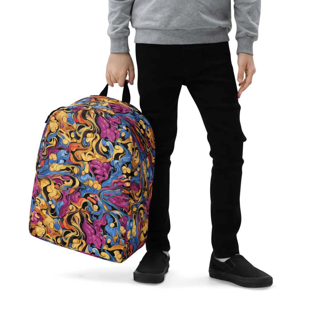 Bosschaert Whorls on Minimalist Backpack — Zoomed-in