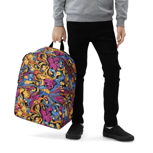 Bosschaert Whorls on a Minimalist Backpack
