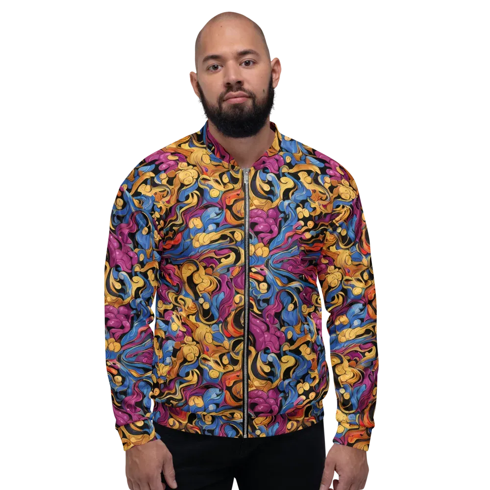 Bosschaert Whorls on Bomber Jacket — Front