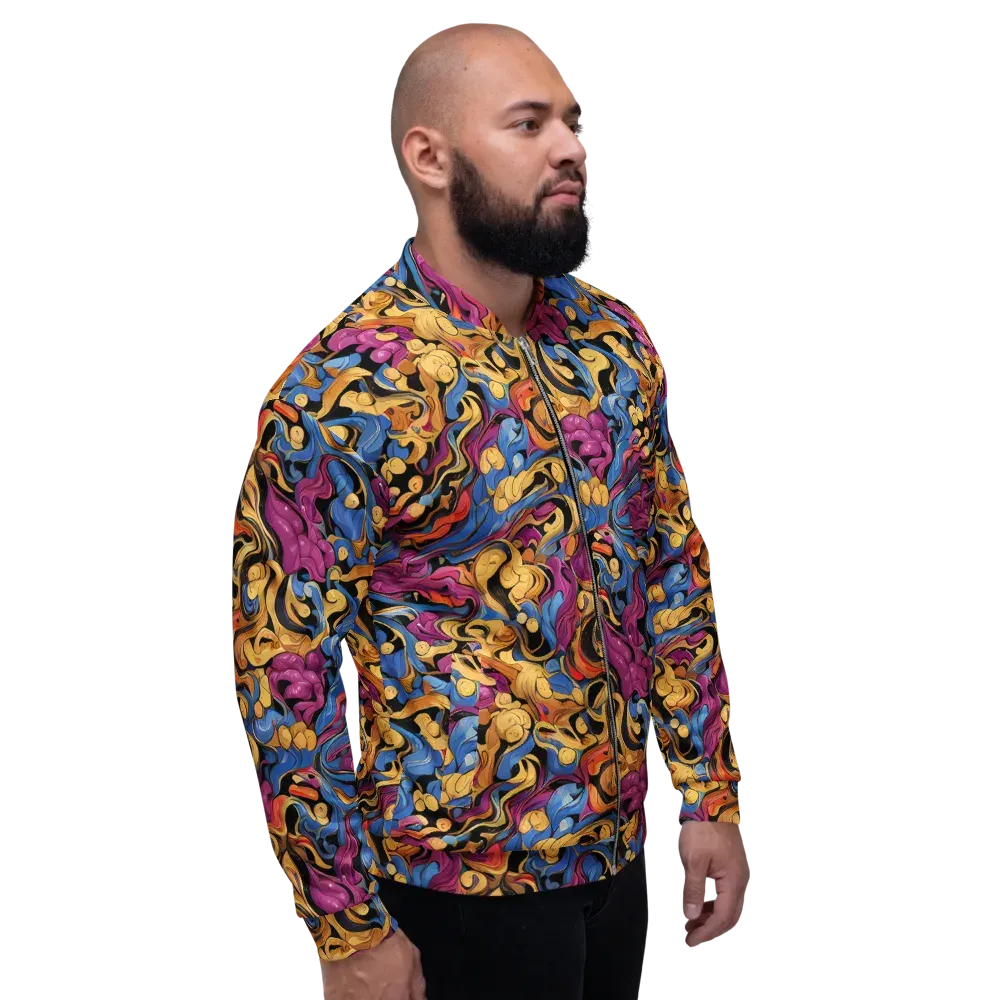Bosschaert Whorls on Bomber Jacket — Right
