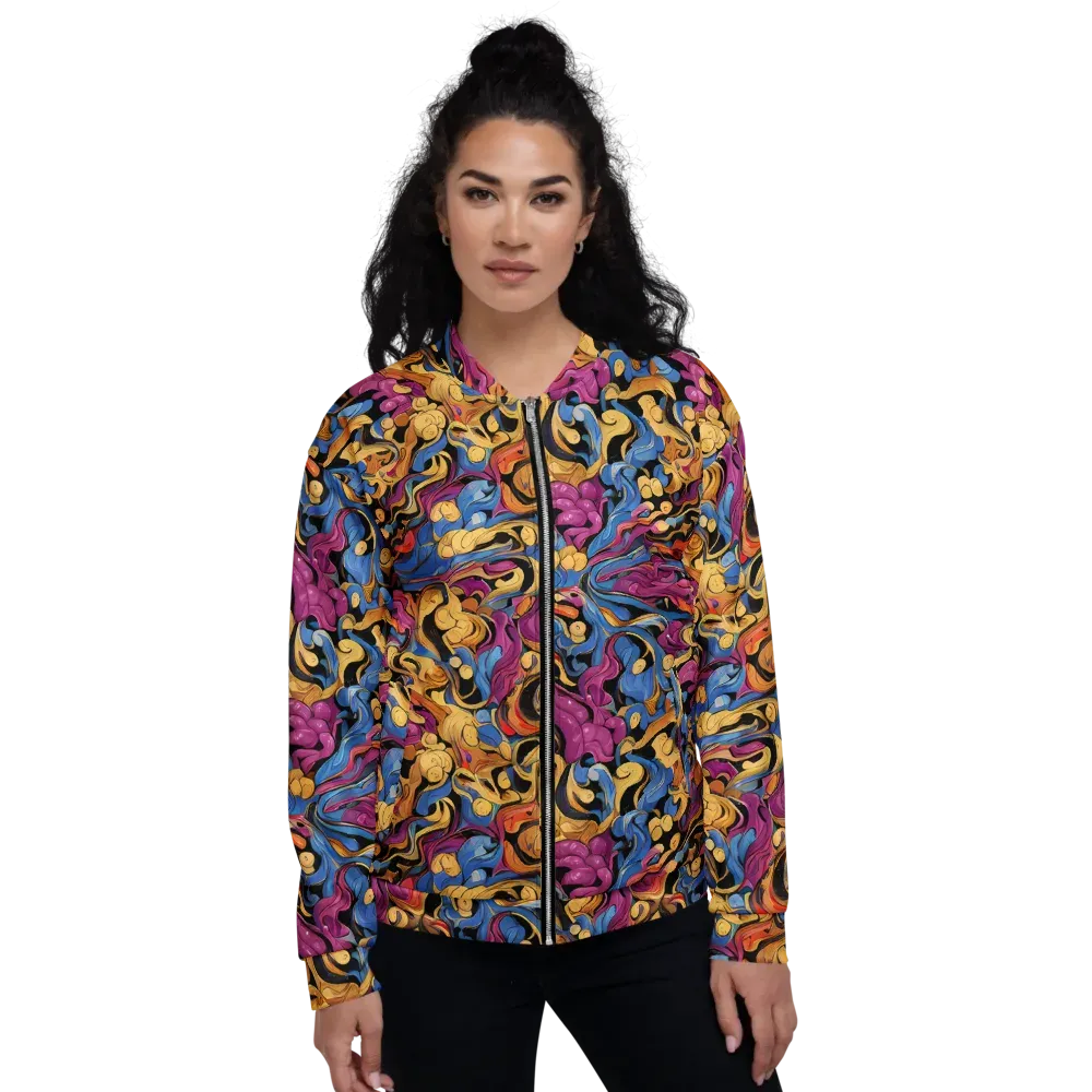 Bosschaert Whorls on Bomber Jacket — Front