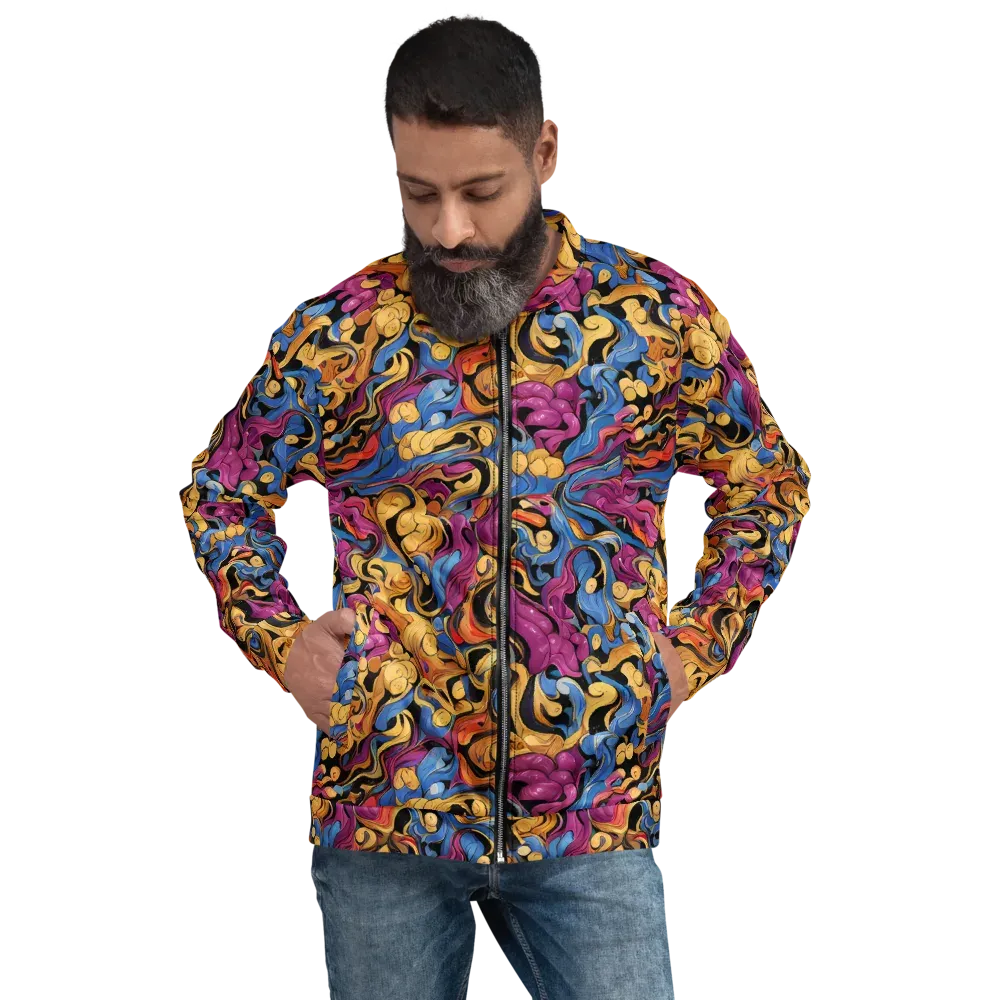 Bosschaert Whorls on Bomber Jacket — Front