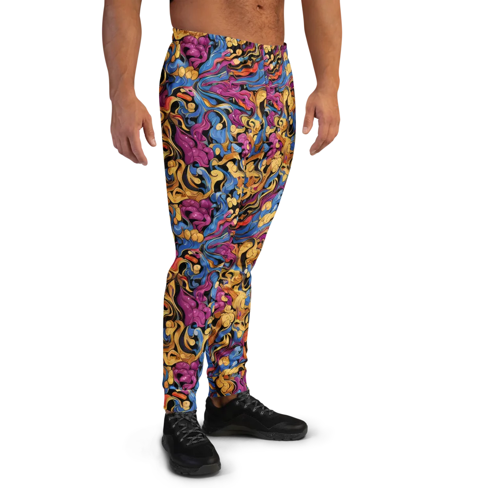 Bosschaert Whorls on Men's Joggers — Right